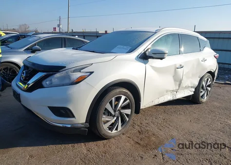 2018 Nissan Murano Platinum из США, поврежденный, VIN 5N1AZ2MG7JN200239